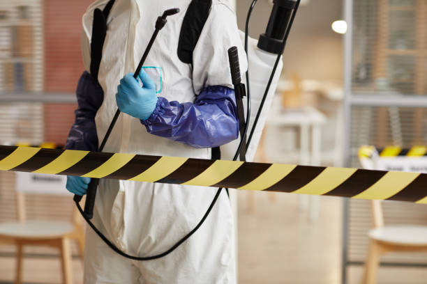 Professional Blood Cleanup technician working in Agoura Hills, CA